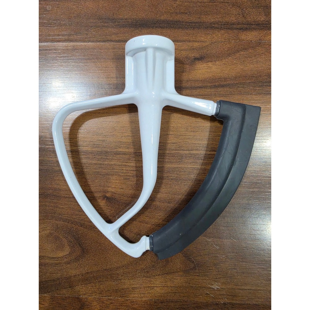 NEW KitchenAid Flex Edge Beater Attachment 4.5-5 Qt White Grey Mixer Accessory